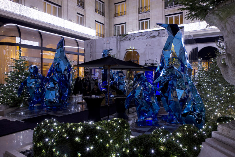 Ice bar at the Four Seasons hotel George V