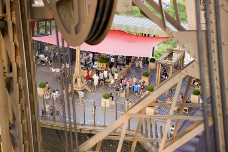 Eiffel Tower – temporary summer terrace