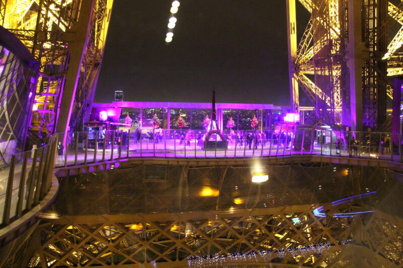 Tour Eiffel – terrasse hivernale
