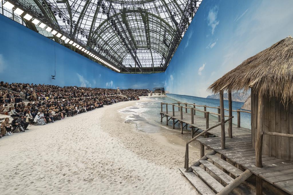 Chanel Created a Fake Beach for Their Spring 2019 Show in Paris