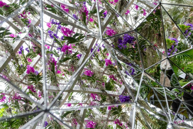 Jeff Leatham at the New York Botanical Garden exhibition